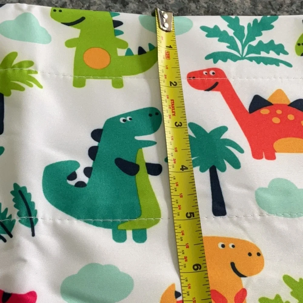 🦖Eclipse Dippy Dinos window valance 84” by 18” long. New.